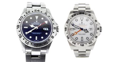 rolex explorer ii size difference